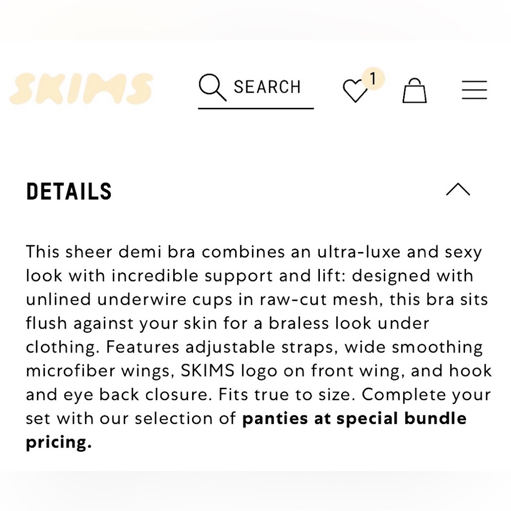 I’m selling 4 Skims bras together as a bundle, all 36DD (36E). Colors as shown. - Picture 11 of 16